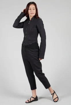 Masnada Jackets^Cropped Utility Jacket in Coal