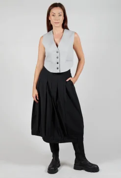 Mei Meij Jackets^Cropped Waistcoat in Perla