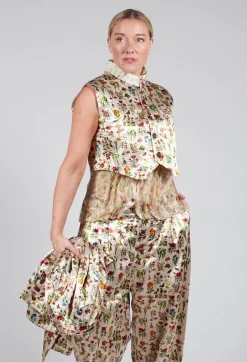 Aleksandr Manamis Jackets^Cropped Waistcoat in Petite Fleurs