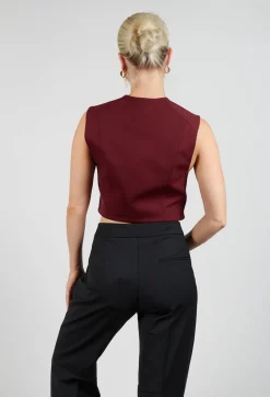Mei Meij Jackets^Cropped Waistcoat in Rumba