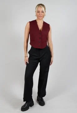 Mei Meij Jackets^Cropped Waistcoat in Rumba