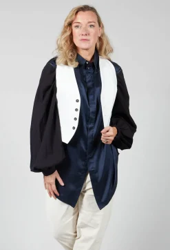 Nostra Santissima Jackets^Cropped Waistcoat in White
