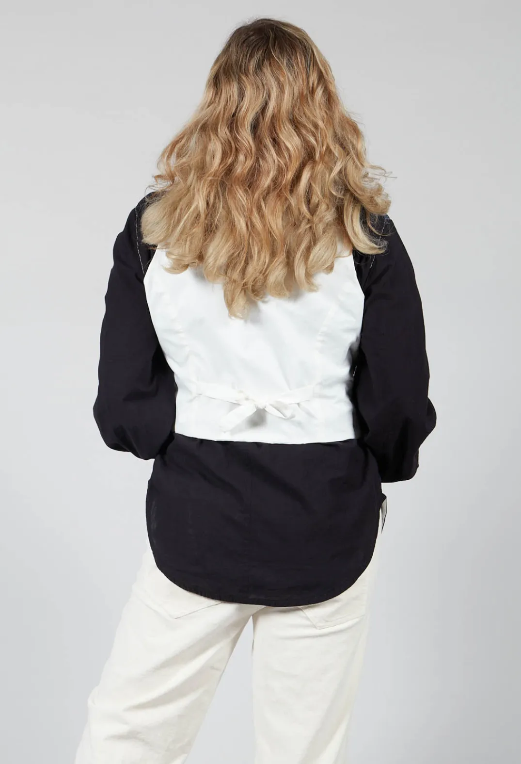 Nostra Santissima Jackets^Cropped Waistcoat in White