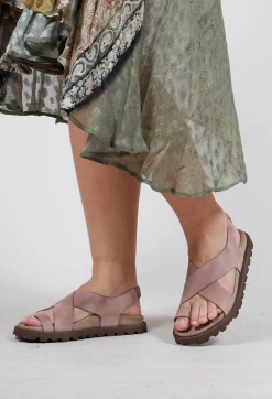 Lofina Sandals^Crossover Sandals in London Powder