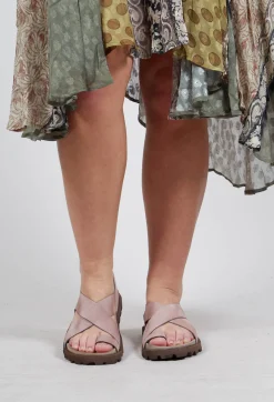 Lofina Sandals^Crossover Sandals in London Powder