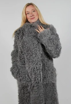 Dom Goor Coats^Curly Toscana Coat in Silver