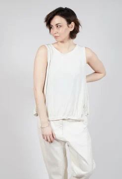Rundholz Mainline Tops^Curved Sleeveless Top in Galaxy