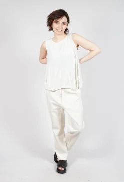 Rundholz Mainline Tops^Curved Sleeveless Top in Galaxy