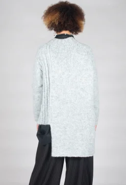 Bread and Butter Jumpers^Cut Out Ribbed Jumper in Grey
