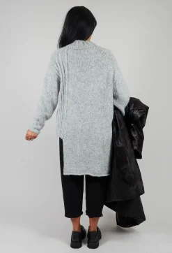 Bread and Butter Jumpers^Cut Out Ribbed Jumper in Grey