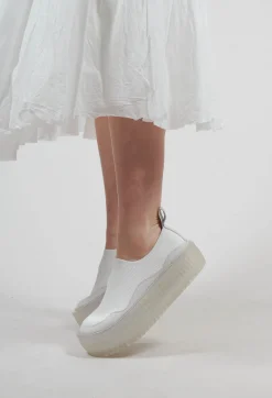 Rundholz Mainline Boots^Cut Out Shoes in Starwhite
