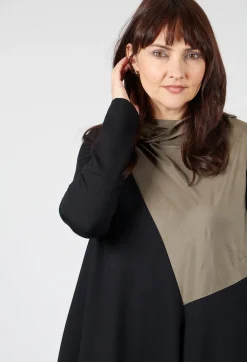 Xenia Design Dresses^Cvek Dress in Black and Olive