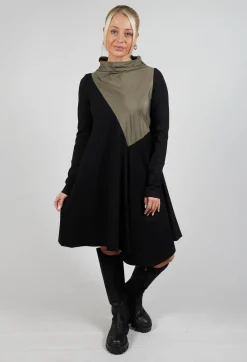 Xenia Design Dresses^Cvek Dress in Black and Olive