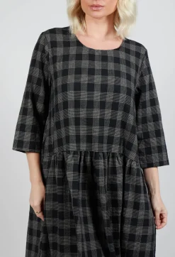 Mama B Dresses^Daikon Tsant Dress in Nero