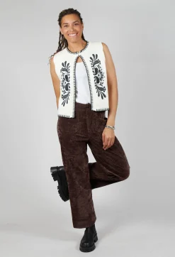 Rene Derhy Jackets^Dallas Knitted Waistcoat in Ecru