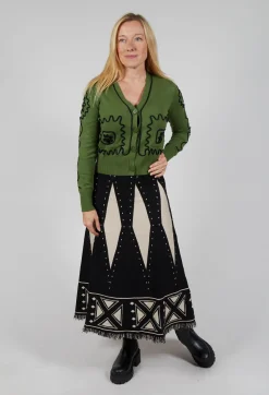 Rene Derhy Cardigans^Dalva Cardigan in Kaki