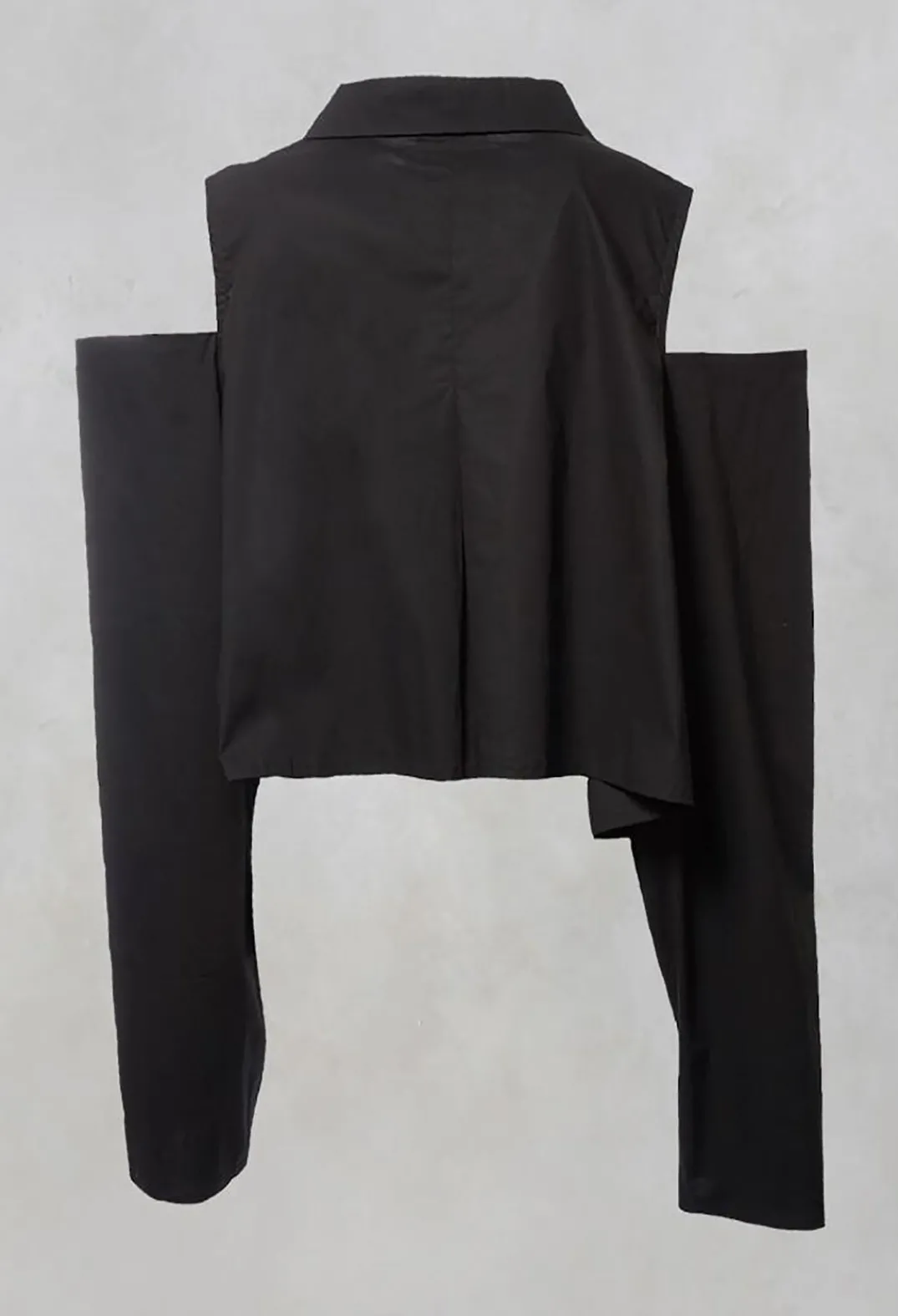 NELLY JOHANSSON Shirts & Blouses^Dansholmen Shirt with Cut Out Shoulders in Black