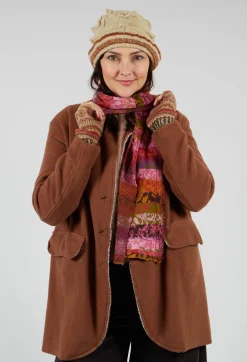 Butapana Scarves^Decorative Cotton Scarf in Orchid