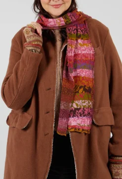 Butapana Scarves^Decorative Cotton Scarf in Orchid