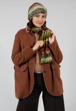 Butapana Scarves^Decorative Cotton Scarf in Olive