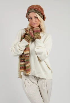 Butapana Gloves^Decorative Wool Gloves in Greige