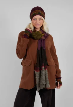 Butapana Scarves^Decorative Wool Scarf in Greige