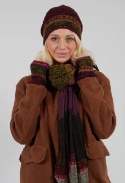 Butapana Scarves^Decorative Wool Scarf in Greige