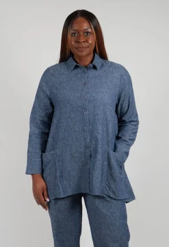 Thing Shirts & Blouses^Denim Style Shirt in Indigo