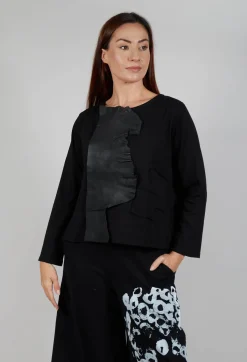 Bread and Butter Tops^Detachable Feature Top in Black
