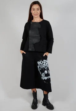 Bread and Butter Tops^Detachable Feature Top in Black