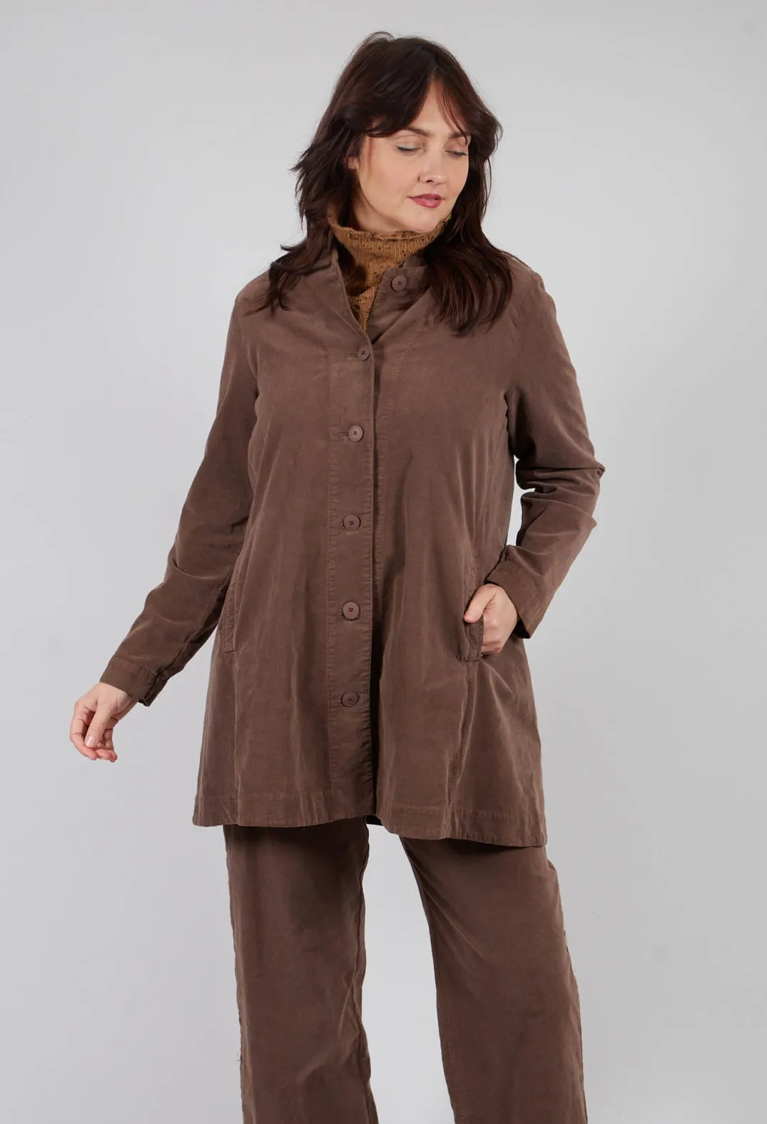 Mes Soeurs u0026 Moi Jackets^Diana Jacket in Taupe