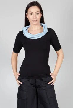 Xenia Design Shirts & Blouses^Dim Shirt in Black Light Blue