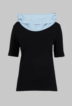 Xenia Design Shirts & Blouses^Dim Shirt in Black Light Blue