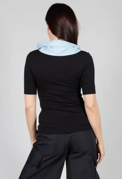 Xenia Design Shirts & Blouses^Dim Shirt in Black Light Blue