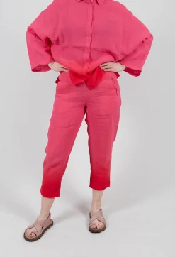 Elemente Clemente Trousers^Dip Dyed Geisha Pants in Laser Pink