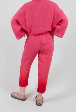 Elemente Clemente Trousers^Dip Dyed Geisha Pants in Laser Pink