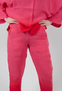 Elemente Clemente Trousers^Dip Dyed Geisha Pants in Laser Pink