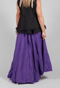 Bize Skirts^Dipped Hemline Skirt in Purple