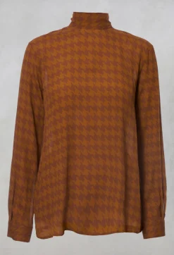 Niù Shirts & Blouses^Dogtooth Blouse in Gold