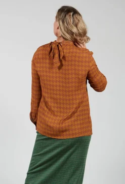 Niù Shirts & Blouses^Dogtooth Blouse in Gold