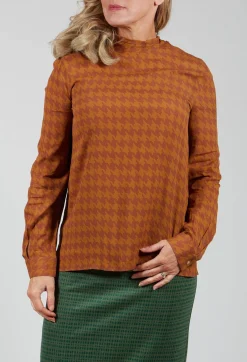 Niù Shirts & Blouses^Dogtooth Blouse in Gold