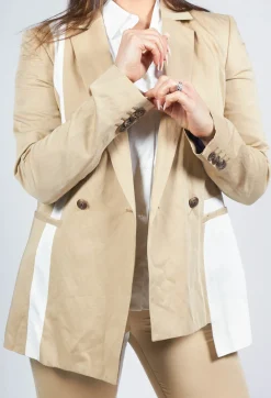 Malloni Jackets|Co-ords & Suits^Double Breasted Blazer in Cerotto