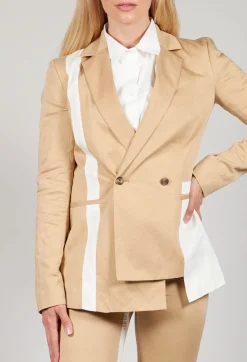 Malloni Jackets|Co-ords & Suits^Double Breasted Blazer in Cerotto