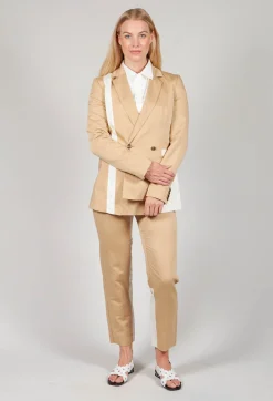 Malloni Jackets|Co-ords & Suits^Double Breasted Blazer in Cerotto