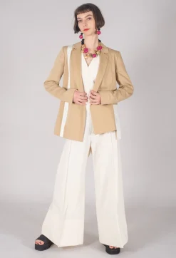 Malloni Jackets|Co-ords & Suits^Double Breasted Blazer in Cerotto