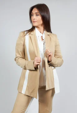 Malloni Jackets|Co-ords & Suits^Double Breasted Blazer in Cerotto