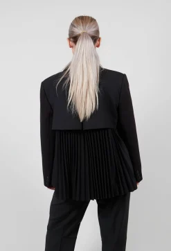 Mei Meij Jackets^Double Breasted Blazer in Nero