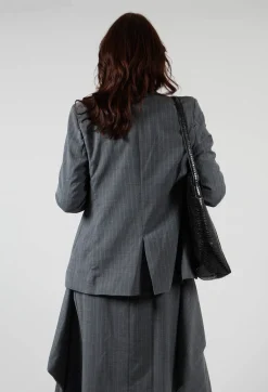 Malloni Jackets^Double Breasted Blazer in Grigio