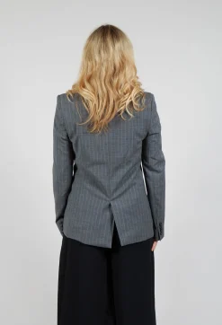 Malloni Jackets^Double Breasted Blazer in Grigio