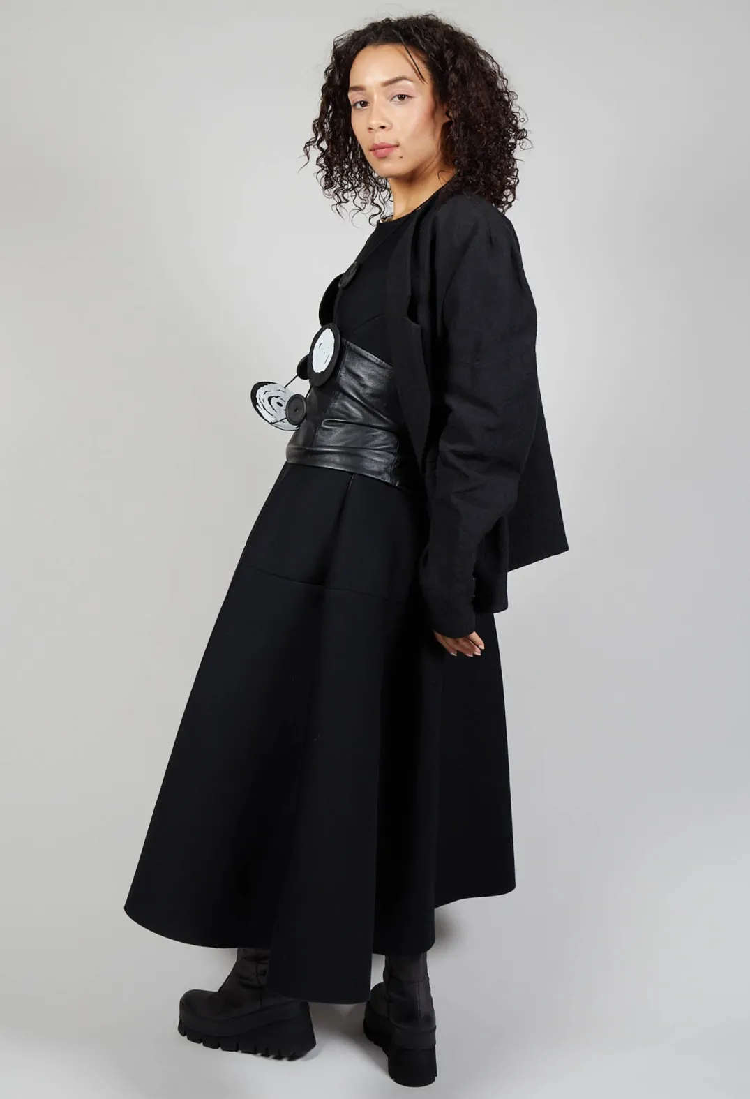 Marc Point Jackets^Double Lapel Blazer in Black
